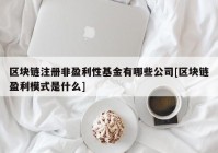 区块链注册非盈利性基金有哪些公司[区块链盈利模式是什么]